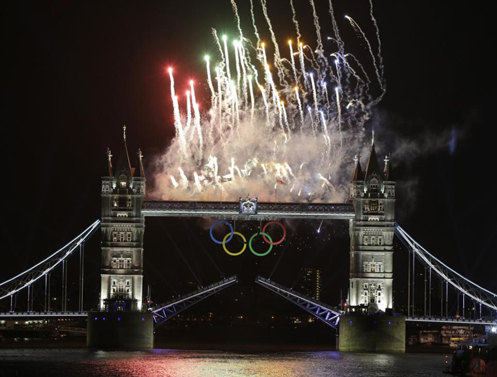Photo:  London olimpic fireworks